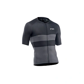 Koszulka rowerowa NORTHWAVE Blade Air Jersey Short Sleeve - czarny/ciemny szary Koszulka rowerowa NORTHWAVE Blade Air Jersey Short Sleeve - czarny/ciemny szary