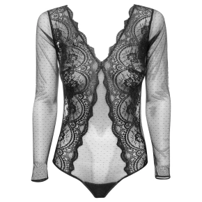 Koronkowe body damskie 60552 - Selmark