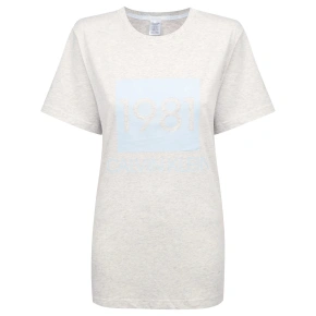 Damska koszulka z krótkim rękawem QS6343E-OW5 - Calvin Klein