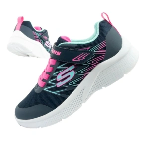 Skechers Microspec buty dziecięce sportowe dla dziewczynki lekkie
