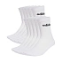 Skarpety adidas Cushioned Linear Crew 10 par białe KF9091
