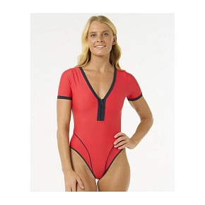 Kostium kąpielowy RIP CURL Bomba Ss Cheeky Surf Suit czerwony Kostium kąpielowy RIP CURL Bomba Ss Cheeky Surf Suit czerwony
