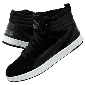 Puma buty męskie Rebound Street czarne za kostkę ocieplane Puma buty męskie Rebound Street czarne za kostkę ocieplane