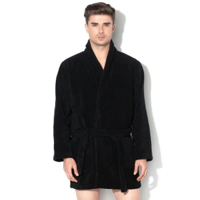 Szlafrok męski 111883 9A591 00020 czarny - Emporio Armani