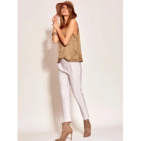 Damskie spodnie z szeroką talią ctb0071 - FPrice