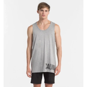 Podkoszulek męski KM0KM00758 - BEH czarny - Calvin Klein