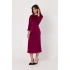 Sukienka damska K177 bordowy - Makover