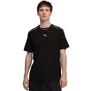 Koszulka męska Puma Tape Tee czarna 691693 01 pánské