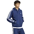 Bluza męska adidas Essentials 3-Stripes Fleece Full-Zip Hoodie granatowa KY4144 pánské