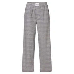 Spodnie piżamowe damskie QS6893E 5FQ czarny/biały - Calvin Klein