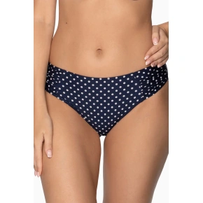 Figi damskie KFT020 Niue, biały/niebieski w kropki - Gaia