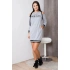 Sukienka damska 62182 szary - Kesi