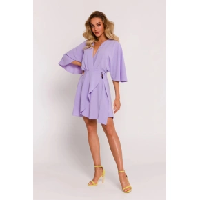 Sukienka damska M785 fioletowa - MOE