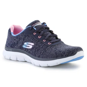 Damskie buty sportowe Flex Appeal 4.0 149570-NVMT Dark Blue Mix - Skechers