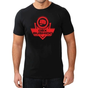 CLASSIC BRAND RED - T-Shirt KOSZULKA BAWEŁNIANA DBX BUSHIDO  KT12-XL pánské