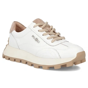 Skórzane półbuty sneakersy na platformie białe Filippo DP7498 dámské Skórzane półbuty sneakersy na platformie białe Filippo DP7498 dámské