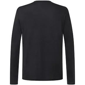 Koszulka z długim rękawem męska SUPER.NATURAL Windbreaker LS czarna pánské