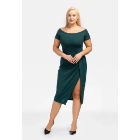 Sukienka damska Delicja SA718 zielona - Karko