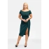 Sukienka damska Delicja SA718 zielona - Karko