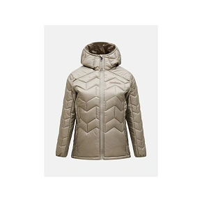 Kurtka PEAK PERFORMANCE Elevate Liner Hood Jacket Women beżowy Kurtka PEAK PERFORMANCE Elevate Liner Hood Jacket Women beżowy