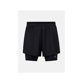 Szorty męskie PEAK PERFORMANCE M Discover 2-In-1 Shorts kolor czarny Szorty męskie PEAK PERFORMANCE M Discover 2-In-1 Shorts kolor czarny