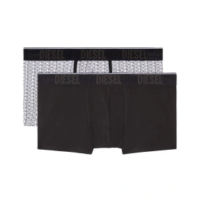 Bokserki męskie 2szt - 00SMKX 0NEAJ E4877 - biały/czarny - Diesel