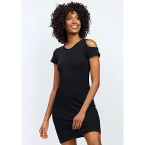 Koszula nocna damska Slip Esi czarna - DKaren