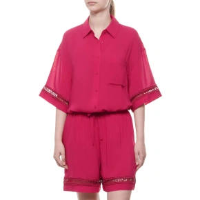 Koszula plażowa damska 262732 4R338 01975 Cherry - Emporio Armani