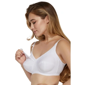 Damski biustonosz do karmienia Mama Basic Milky White - Mitex