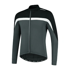 Rogelli koszulka z dł.rękawem COURSE szara S