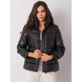 Damska pikowana kurtka zimowa z ekoskóry D-3230 - FPrice