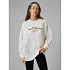 Bluza dresowa oversize bez kaptura damska 4F 4FRSS26TSWSF2993-11S dámské