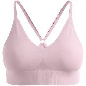 Biustonosz sportowy damski ODLO Sport bra SEAMLESS LOW - PADDED różowy Biustonosz sportowy damski ODLO Sport bra SEAMLESS LOW - PADDED różowy