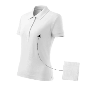 Koszulka polo Malfini Cotton W MLI-21300 biały Koszulka polo Malfini Cotton W MLI-21300 biały