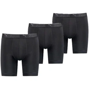 Puma bokserki majtki męskie Long 3-Pack czarne wygodne Puma bokserki majtki męskie Long 3-Pack czarne wygodne