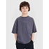 T-shirt oversize z nadrukiem chłopięcy 4F 4FJWSS25TTSHM1879-22S