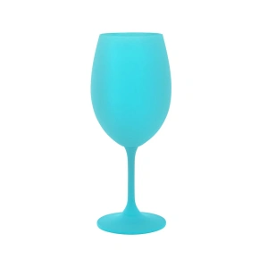 Turkusowy kieliszek do wina 350 ml - opakowanie 6 szt