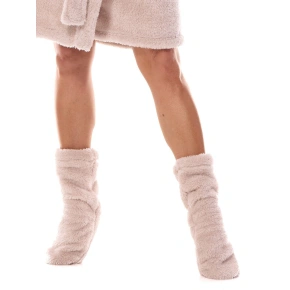 Dámské teplé ponožky 2407 Pudr růžová - L&L Dámské teplé ponožky 2407 Pudr růžová - L&L