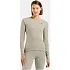 Bielizna termoaktywna z długim rękawem Odlo BL TOP crew neck l/s ACTIVE WARM szara dámské