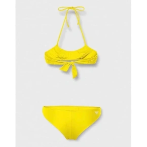 Damski dwuczęściowy kostium kąpielowy 262618 0P313 00560 żółty - Emporio Armani