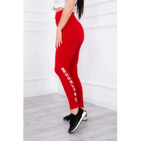 Dámské legíny 8882 Červená - Kesi