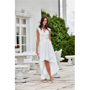 Sukienka wieczorowa SUK0410 biały - Roco Fashion