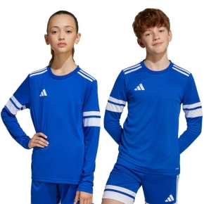 Koszulka dziecięca adidas Squadra 25 z długim rękawem niebieska JJ0046