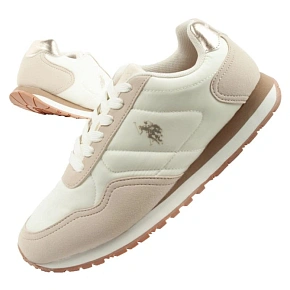 U.S Polo Assn buty sportowe sneakersy damskie modne wygodne ecru dámské
