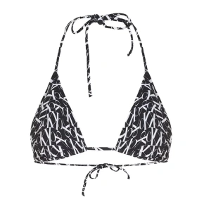 Top kąpielowy damski z monogramem KW0KW02079-0GL - Calvin Klein