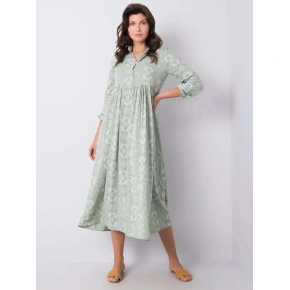 Sukienka damska 232 SK 8009.16 Pistacjowy wzór - RUE PARIS