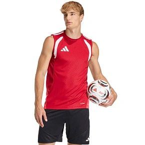 Koszulka męska adidas Tiro 26 Competition Sleeveless Jersey czerwona KA7610 pánské Koszulka męska adidas Tiro 26 Competition Sleeveless Jersey czerwona KA7610 pánské
