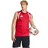 Koszulka męska adidas Tiro 26 Competition Sleeveless Jersey czerwona KA7610 pánské
