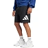 Spodenki męskie adidas Essentials Big Logo Single Jersey czarne IS6909