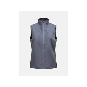 Kamizelka damska PEAK PERFORMANCE W Glider Wind Vest kolor szary Kamizelka damska PEAK PERFORMANCE W Glider Wind Vest kolor szary